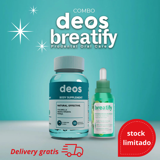 DUO PERFECTO PARA ELIMINAR MALOS OLORES: DEOS + BREATIFY
